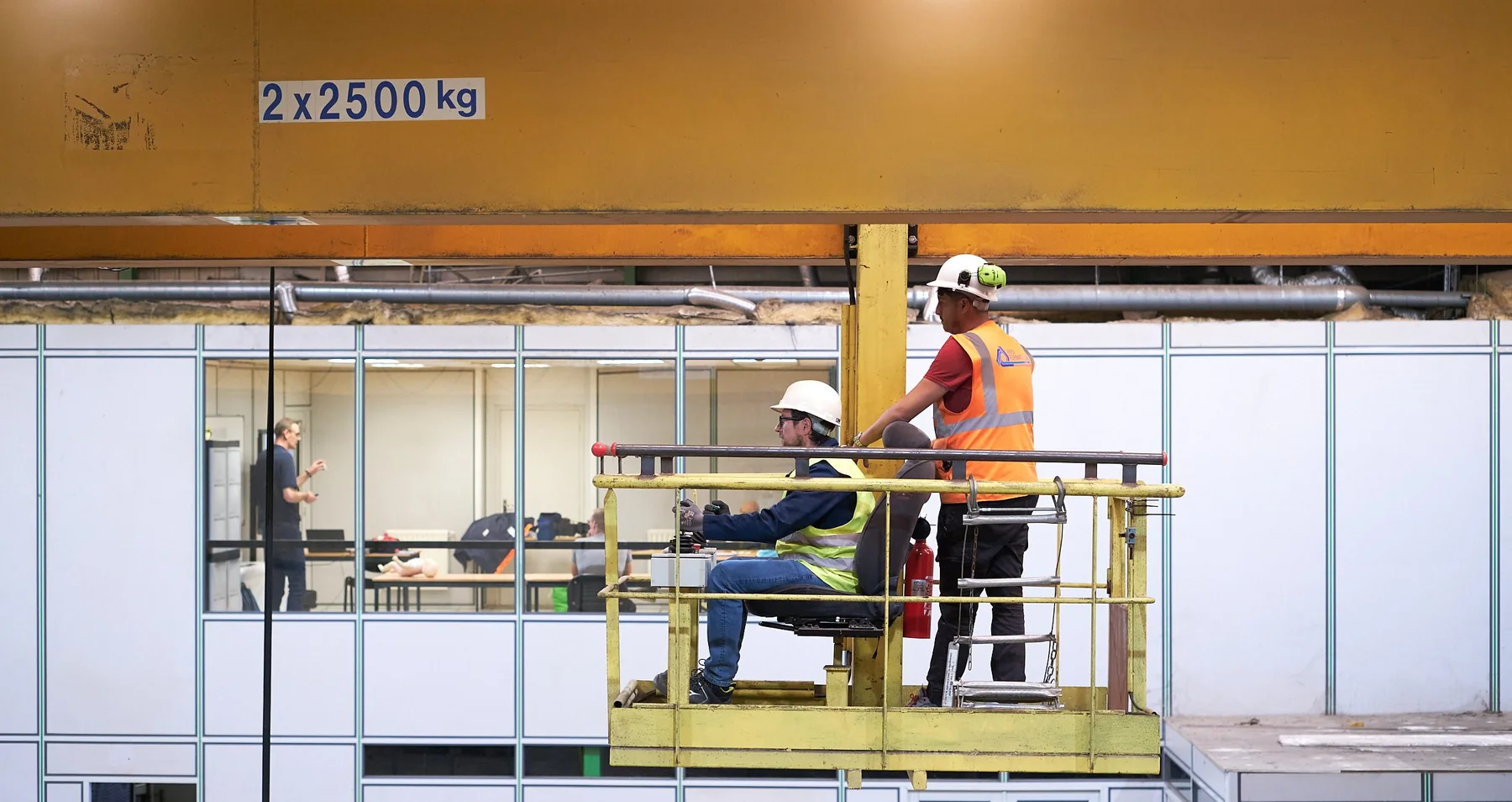 Mise en situation CACES avec un pont roulant chez Pro Formation